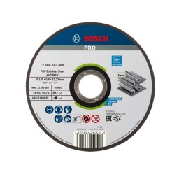 Bosch Akcesoria - Tarcza tnąca do stali nierdzewnej 125x22,23 mm 2608603488