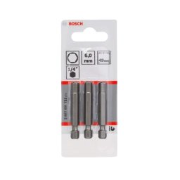 Bosch Akcesoria - Zestaw bitów HEX6, długość 49 mm, 3 szt. 2607001735