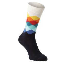 Happy Socks skarpety z drobnej dzianiny Kobiety,Mężczyźni drobna dzianina niebieski|wielokolorowy, 41-46