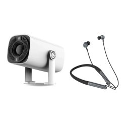 Manta MultiVision Mini Portable PMA202A24 LED HD Ready Wi-Fi Bluetooth Android + MNH02 Olympic II