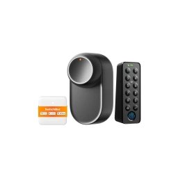 SwitchBot Lock Ultra Touch Combo 3w1 z centralką Hub Mini Matter i klawiaturą Keypad