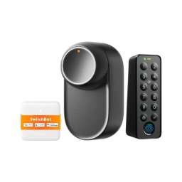 SwitchBot Lock Ultra Touch Combo 3w1 z centralką Hub Mini Matter i klawiaturą Keypad