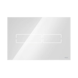Tece TECElux - Elektroniczne sterowanie spłukiwaniem, zasilanie sieciowe, szkło białe błyszczące 9240960