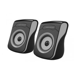 Esperanza Głośniki 2.0 USB Flamenco czarno-szare