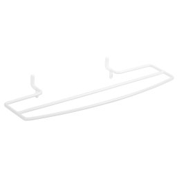 Sapho - Suszarka na ręczniki do elementów grzejnych, długość 60 cm, kolor biały 1306-09B