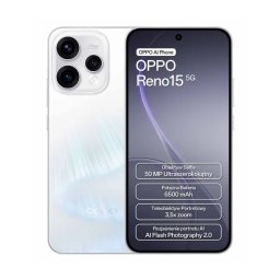 OPPO Reno15 5G 8/512GB 6,59" 120Hz 50Mpix Biały