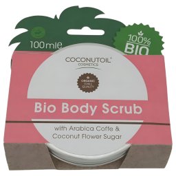 Coconutoil - peeling do ciała z kawą i cukrem kokosowym - 100 ml