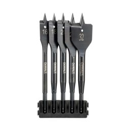 DeWALT Akcesoria - 5-częściowy zestaw wierteł płaskich do drewna DT70834