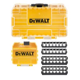 DeWALT Akcesoria - Zestaw małych organizerów Tough Case i uchwytu na bity DT70801