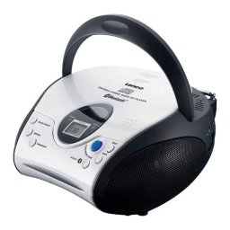 Lenco SCD-24BT Bluetooth Czarno-srebrny