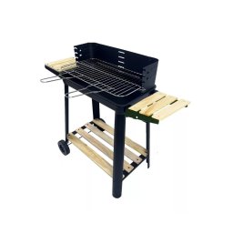 Prostoktny rolkowy grill wglowy