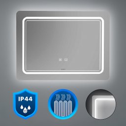 Oglind Vid 80 cu iluminare LED 80x60 cm