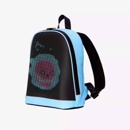 Inteligentny plecak led Pixen niebieski