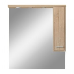 Szafka cienna z lustrem Nerva 85 cm, db Sonoma