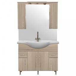 Kompletne meble azienkowe Bianca Plus 105, db sonoma