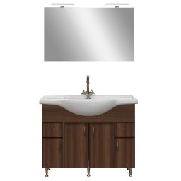 Kompletne meble azienkowe Bianca Prime 105, orzech aida