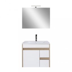 Kompletne meble azienkowe Luna Prime 60, db sonoma-biay