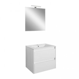 Kompletne meble azienkowe Porto Prime 60 w kolorze biaym