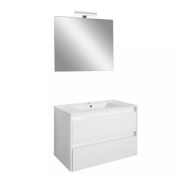 Kompletne meble azienkowe Porto Prime 80 w kolorze biaym