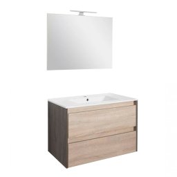 Porto Prime 80 w komplecie z czerwonym wizem i dbem sonoma