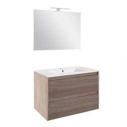 Porto Prime 80 kompletny db sonoma-czerwony wiz
