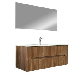 Trent 120 Meble azienkowe 1 umywalka ceramiczna z lustrem 60x120 cm db sunset
