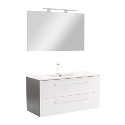 Vario Clam 100 kompletne meble azienkowe antracytowo-biay