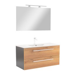 Vario Clam 100 kompletne meble azienkowe db antracytowy