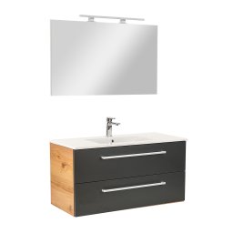 Vario Clam 100 kompletne meble azienkowe db-antracyt