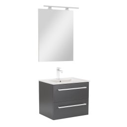 Vario Clam 60 kompletne meble azienkowe antracyt-antracyt