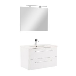 Vario Clam 80 kompletne meble azienkowe biay-biay