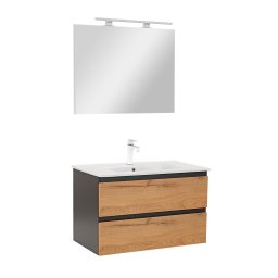 Vario Forte 80 kompletne meble azienkowe db antracytowy
