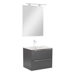Vario Trim 60 kompletne meble azienkowe antracyt-antracyt
