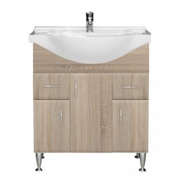 Szafka dolna Bianca Plus 75 z umywalk, db sonoma