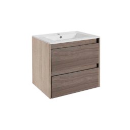 Porto 60 szafka dolna z umywalk db sonoma-czerwony sil