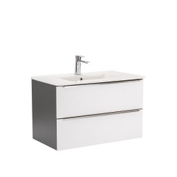 Szafka dolna Vario Trim 80 z umywalk antracytowo-biaa