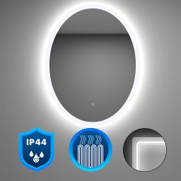 Lustro Dea 60 z owietleniem led 60x80 cm
