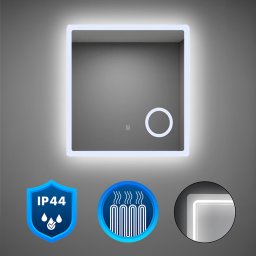 Lustro Liz 60 z owietleniem led 60x80 cm