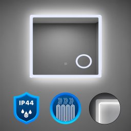Lustro Liz 80 z owietleniem led 80x60 cm
