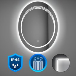 Lustro Ria 60 z owietleniem led 60x80 cm
