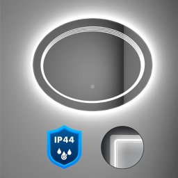 Lustro Ria 80 z owietleniem led 80x60 cm