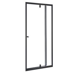 Regulowane drzwi prysznicowe Flexi 76-91x185 cm czarne