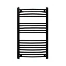 Zakrzywiony grzejnik suszarki do rcznikw 1000x600 mm czarny