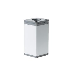 Noga meblowa Uni 60 mm srebrna