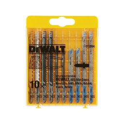 DeWALT Akcesoria - Zestaw 10 szt. brzeszczotów do cięcia drewna i metalu DT2294