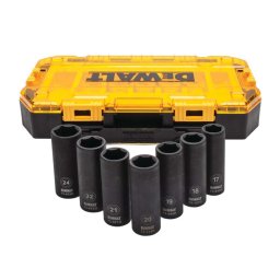 DeWALT Narzędzia - 7-częściowy rozszerzony zestaw kluczy nasadowych DWMT74737-0