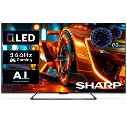 Sharp 55HR7765E 55" QLED 4K 144Hz Google TV Funkcje AI Dolby Vision IQ Dolby Atmos DTS-X HDMI 2.1 DVB-T2