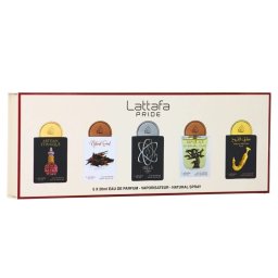 Lattafa Pride Tharwa Silver + Eternal Oud + Ishq Al Shuyukh Gold + Natural Oud 4 x Woda perfumowana 20ml spray