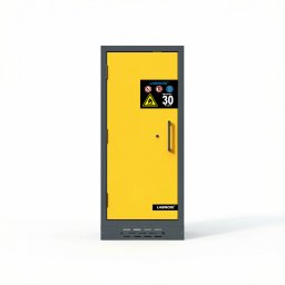 B2B Partner Szafa przeciwpożarowa na substancje niebezpieczne, typ 30, 600 × 615 × 1400 mm, jednoskrzydłowa