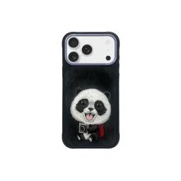 Nimmy Big Eyed Pet 2.0 Panda do iPhone 17 Pro Czarny